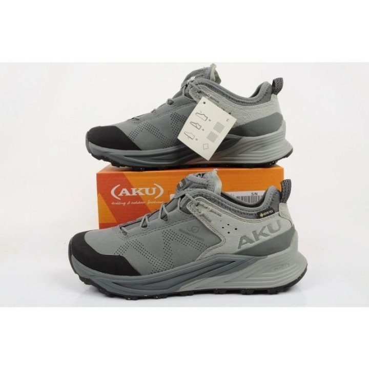 Moteriški žygio batai su GORE-TEX membrana AKU Omnia V-Light GTX, pilki