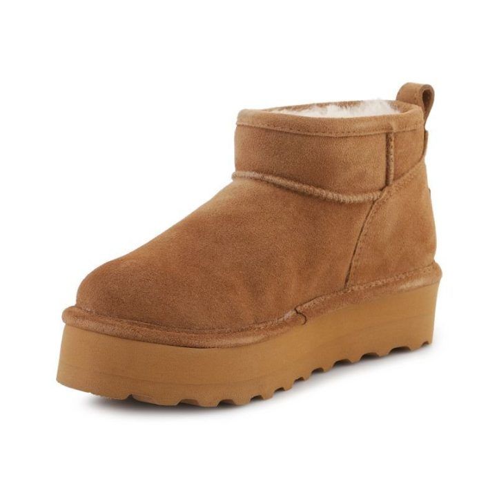 Moteriški zomšiniai aulinukai BearPaw Retro Shorty, kavos