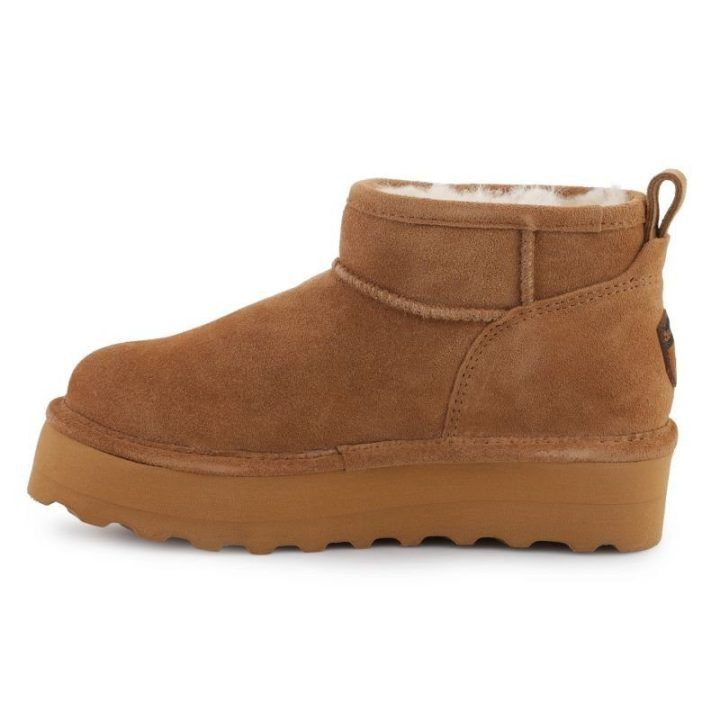Moteriški zomšiniai aulinukai BearPaw Retro Shorty, kavos