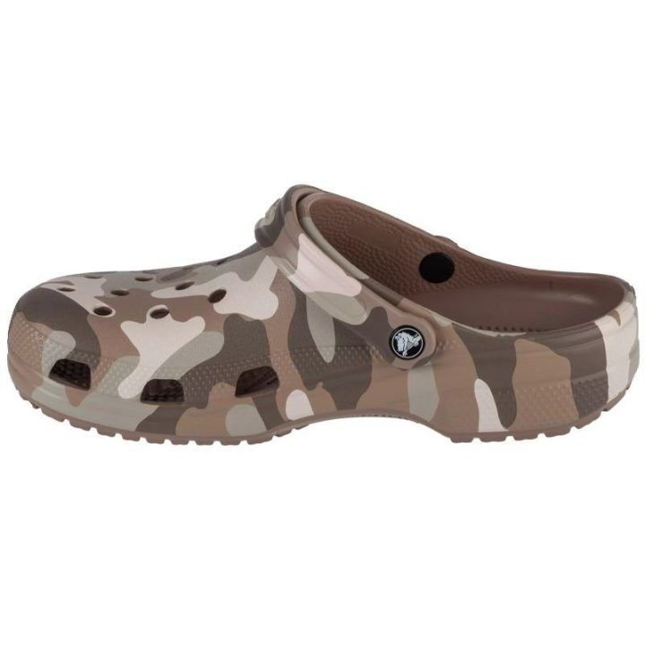 Vyriškos klumpės Crocs Classic Printed Camo, rudos