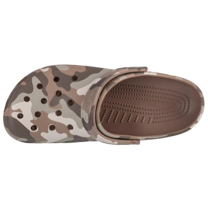 Vyriškos klumpės Crocs Classic Printed Camo, rudos