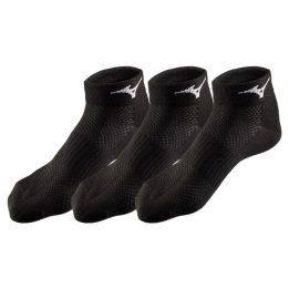 Unisex sportinių kojinių komplektas Mizuno Training, 3 poros, juodos