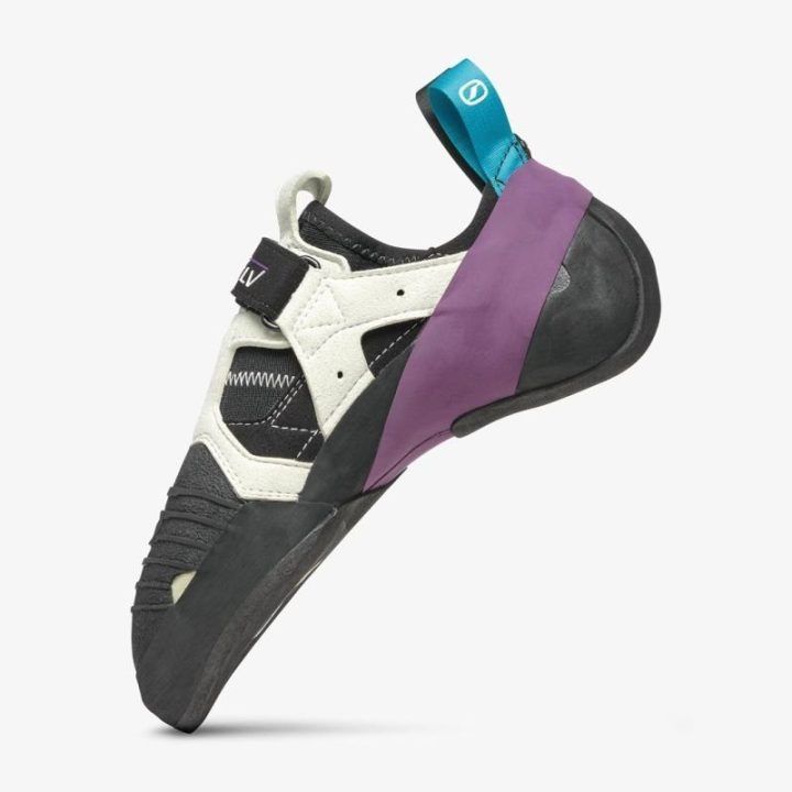 Laipiojimo bateliai Scarpa Instinct VSR LV, juodi/violetiniai/pieno
