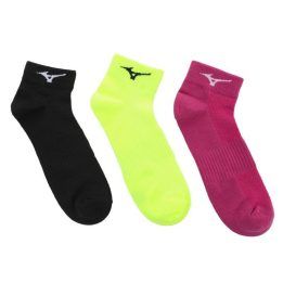Uniseks sportinės kojinės Mizuno Training, 3 poros, įvairiaspalvės