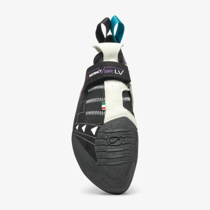 Laipiojimo bateliai Scarpa Instinct VSR LV, 38,5, juodi ir violetiniai