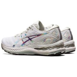 Moteriški sportbačiai ASICS GEL-NIMBUS 23, pilki ir balti