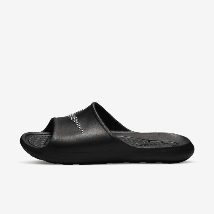 Vyriškos šlepetės dušui Nike Victori One, 41 dydžio, juodos