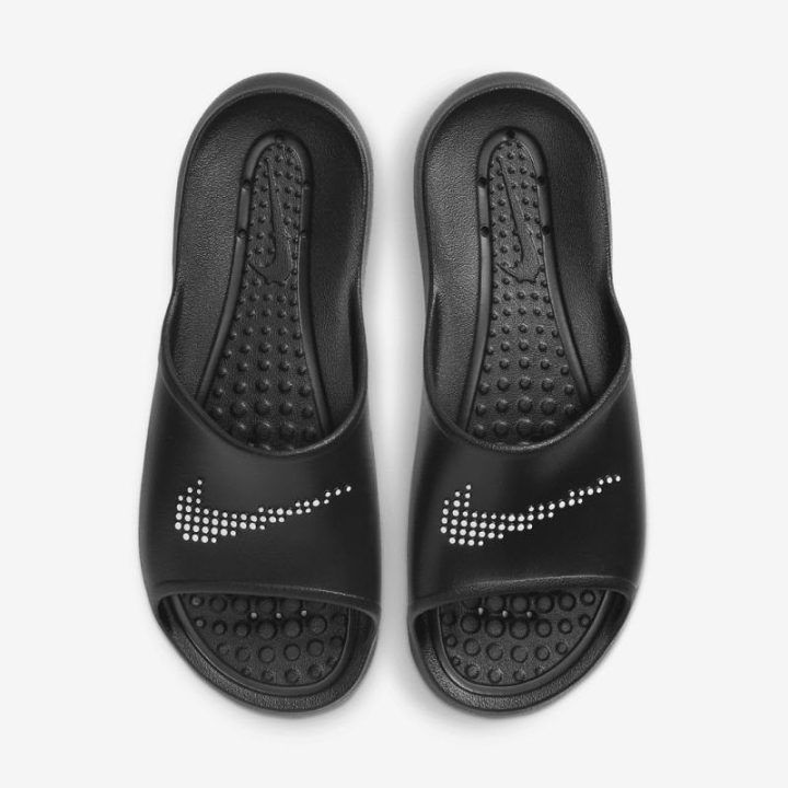 Vyriškos šlepetės dušui Nike Victori One, 41 dydžio, juodos