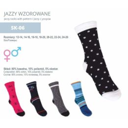 Medvilninės kojinės mergaitėms Scorpio Jazzy