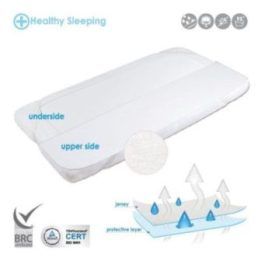 Vaikiškas čiužinio paklotas su membrana Matex Safe Jersey, 70 × 140 cm