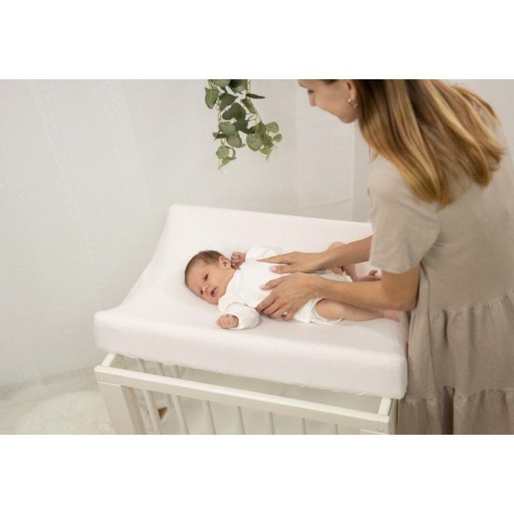 Vystymo kilimėlio užvalkalai BabyMatex, 2 vnt., balti ir pilki
