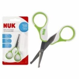 Kūdikių nagų žirklutės su neslystančiomis rankenomis NUK, žalios