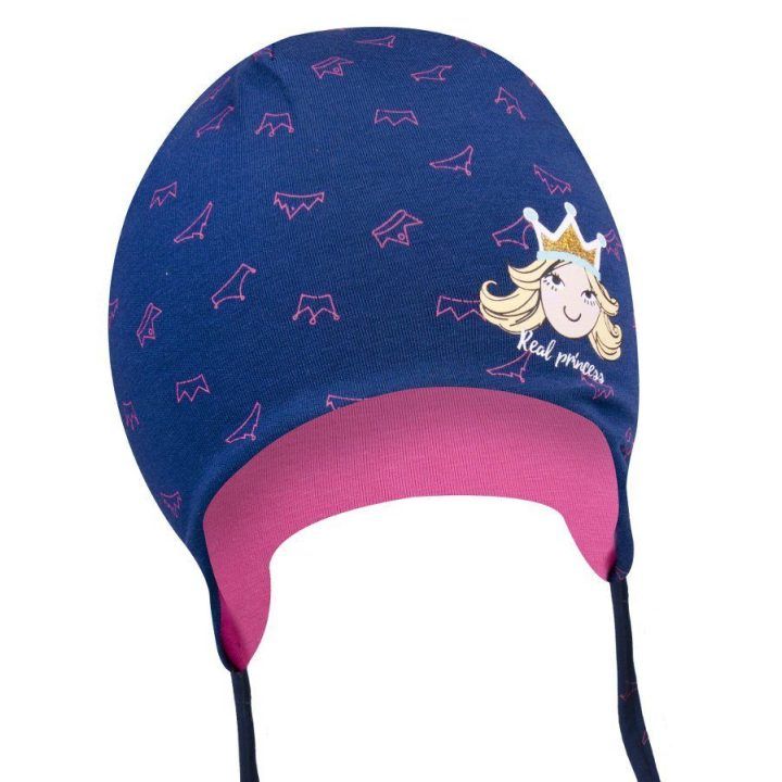 Vaikiška dviguba kepurė Scorpio Girl Little Princes, 38–40 cm