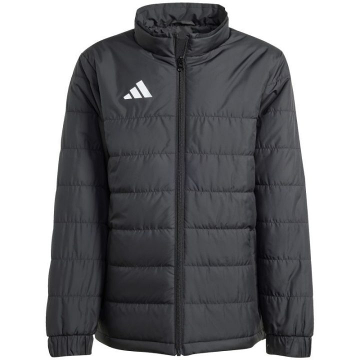 Vaikiška dygsniuota striukė adidas Entrada 26 Light, juoda