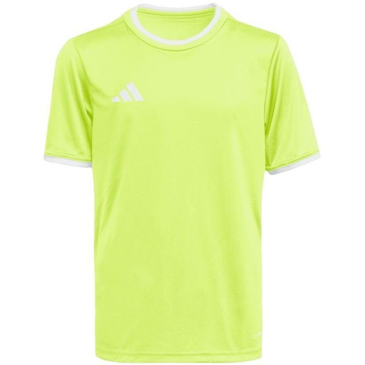 Vaikiški futbolo marškinėliai adidas Entrada 26, neoniniai geltoni