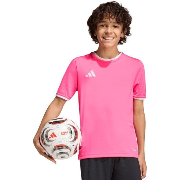 Vaikiški futbolo marškinėliai adidas Entrada 26, rožiniai