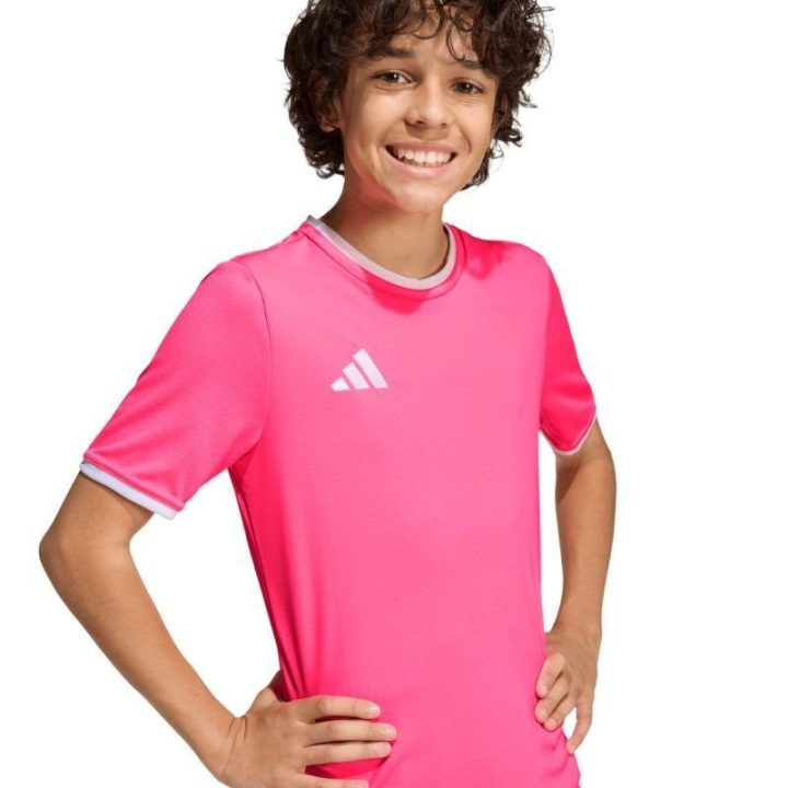 Vaikiški futbolo marškinėliai adidas Entrada 26, rožiniai