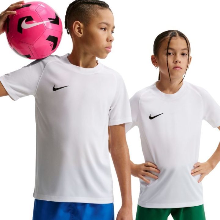Vaikiški marškinėliai Nike Dri-FIT Park VIII, balti