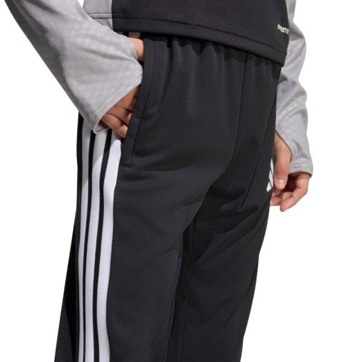 Vaikiškos treniruočių kelnės adidas Tiro 26, juodos ir baltos