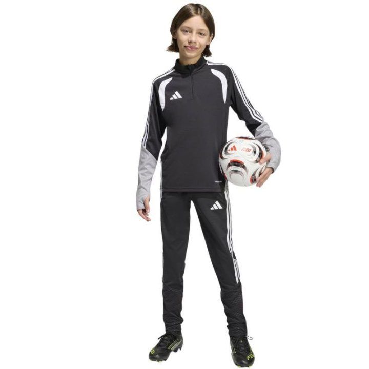 Vaikiškos treniruočių kelnės adidas Tiro 26, juodos ir baltos