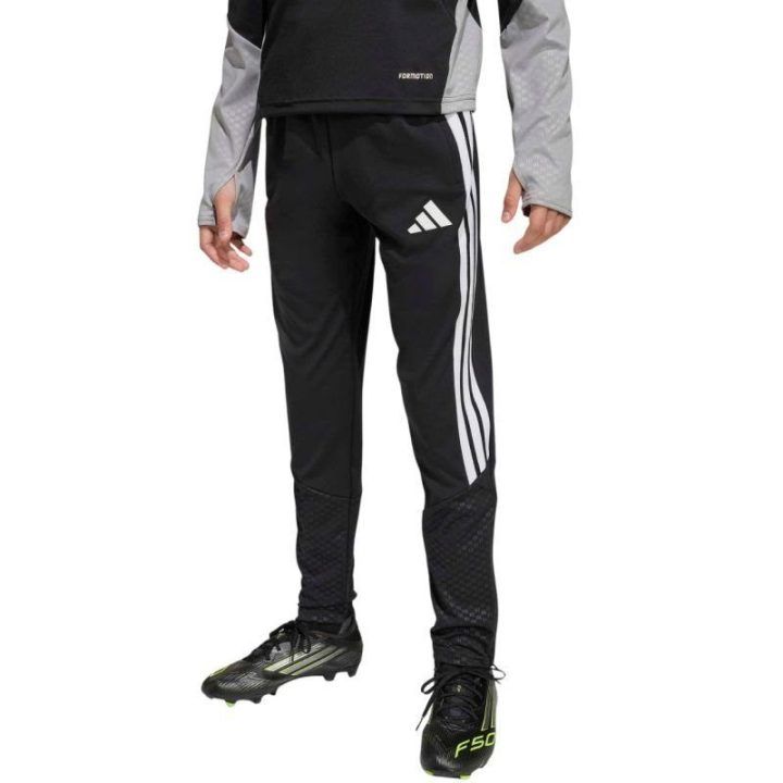 Vaikiškos treniruočių kelnės adidas Tiro 26, juodos ir baltos