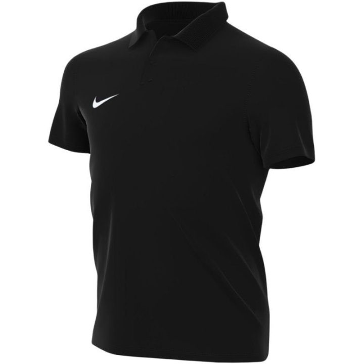 Vaikiški medvilniniai polo marškinėliai Nike Park 26, juodi