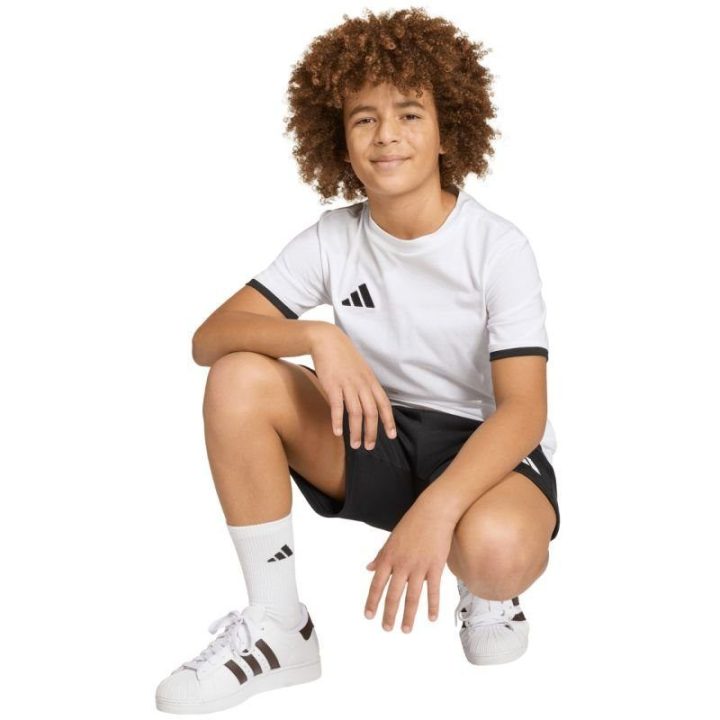 Vaikiški marškinėliai adidas Entrada 26, balti