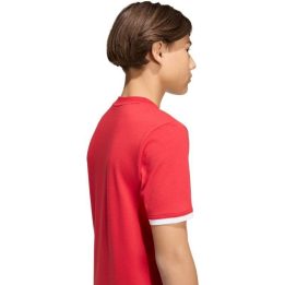 Vaikiški medvilniniai marškinėliai adidas Entrada 26, raudoni