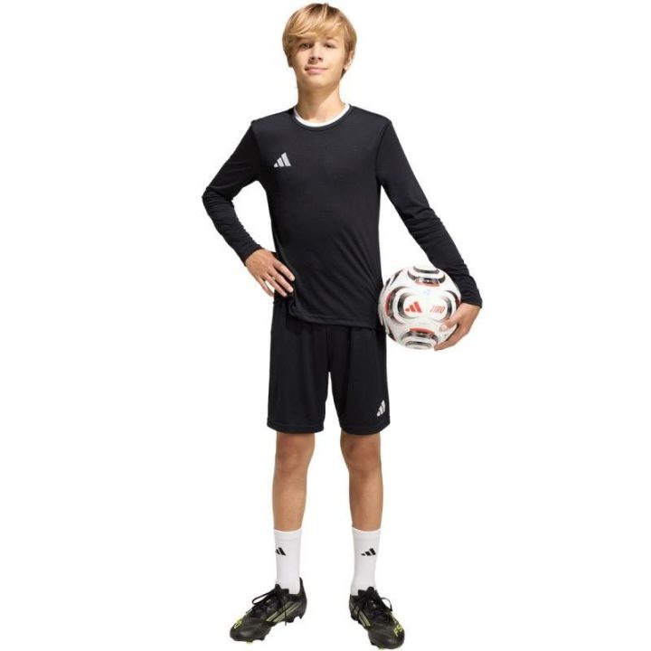 Vaikiški futbolo marškinėliai adidas Entrada 26, juodi