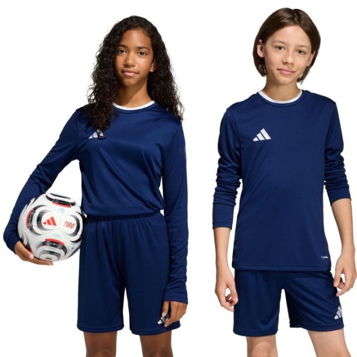Vaikiški rungtynių marškinėliai adidas Entrada 26, tamsiai mėlyni