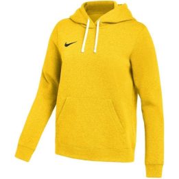 Moteriškas medvilninis džemperis su gobtuvu Nike Park 26, geltonas