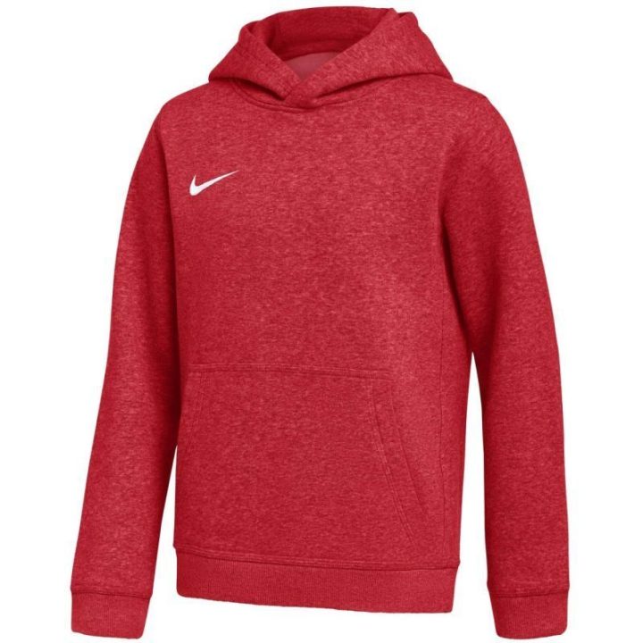 Vaikiškas džemperis su gobtuvu Nike Park 26 Fleece, raudonas