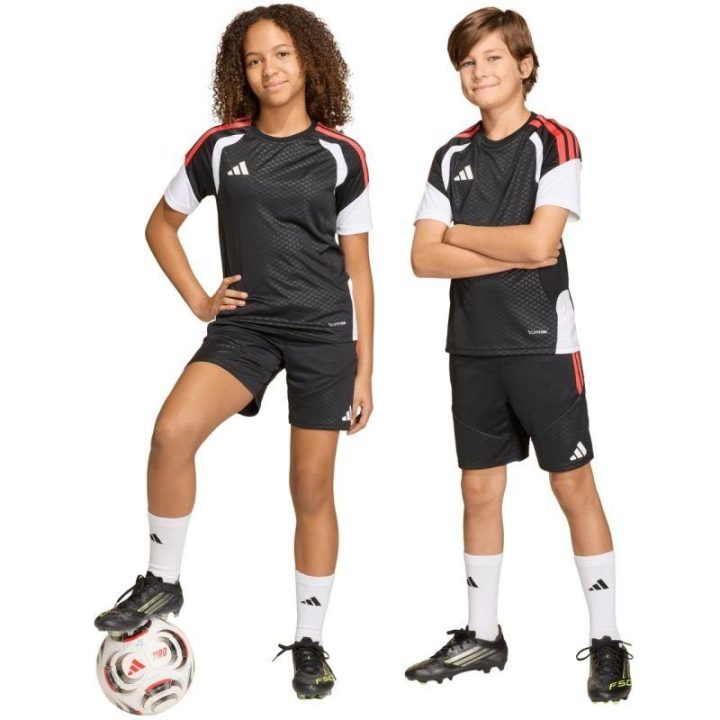 Vaikiški treniruočių šortai adidas Tiro 26 Competition, juodi