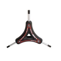 Y formos dviračio raktas su 4 mm, 5 mm ir TX25 antgaliais Unior
