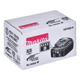 Akumuliatorius Makita BL1860B, 18 V, 6 Ah, juodas