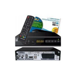 TV imtuvas Esperanza EV106R DVB-T2 H.265/HEVC, juodas