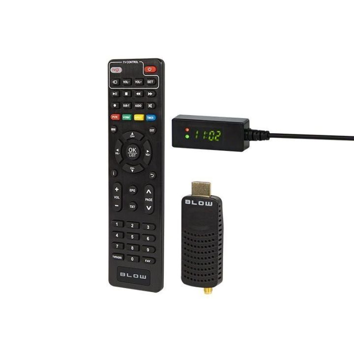 DVB-T2 imtuvas su H.265 dekodavimu Blow 7000FHD Mini, juodas
