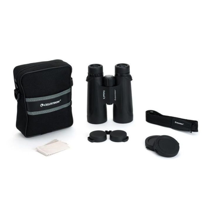 Žiūronai Celestron Outland X 10 × 50 BaK-4, juodi