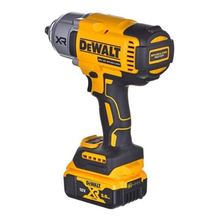 Smūginis veržliasukis DeWALT DCF900P2T-QW, geltonas