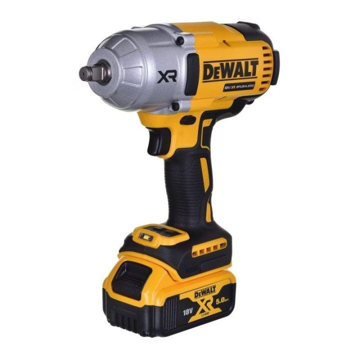 Smūginis veržliasukis DeWALT DCF900P2T-QW, geltonas