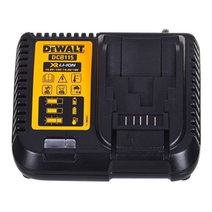 Smūginis veržliasukis DeWALT DCF900P2T-QW, geltonas