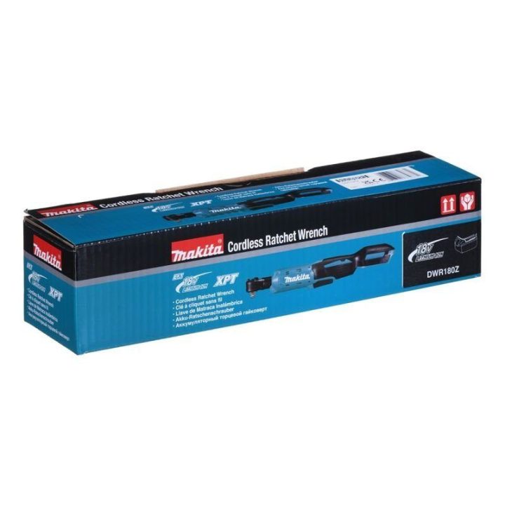 Akumuliatorinis terkšlinis veržliaraktis Makita DWR180Z, 18 V, žalias