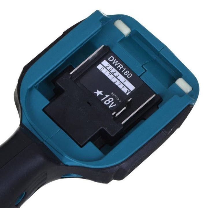 Akumuliatorinis terkšlinis veržliaraktis Makita DWR180Z, 18 V, žalias