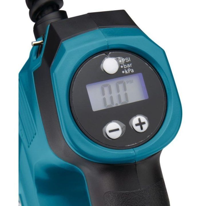 Mini oro kompresorius Makita DMP180Z, 18 V, mėlynas ir juodas