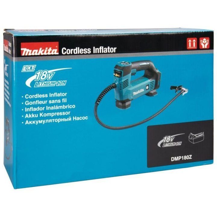 Mini oro kompresorius Makita DMP180Z, 18 V, mėlynas ir juodas