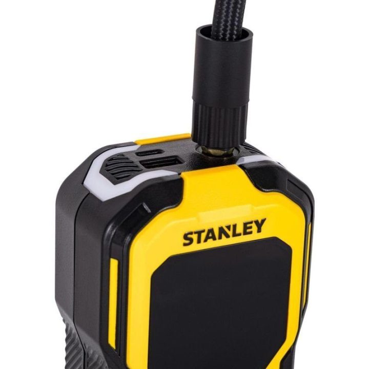 Akumuliatorinis 12 V kompresorius Stanley SXIF0101, juodas ir geltonas
