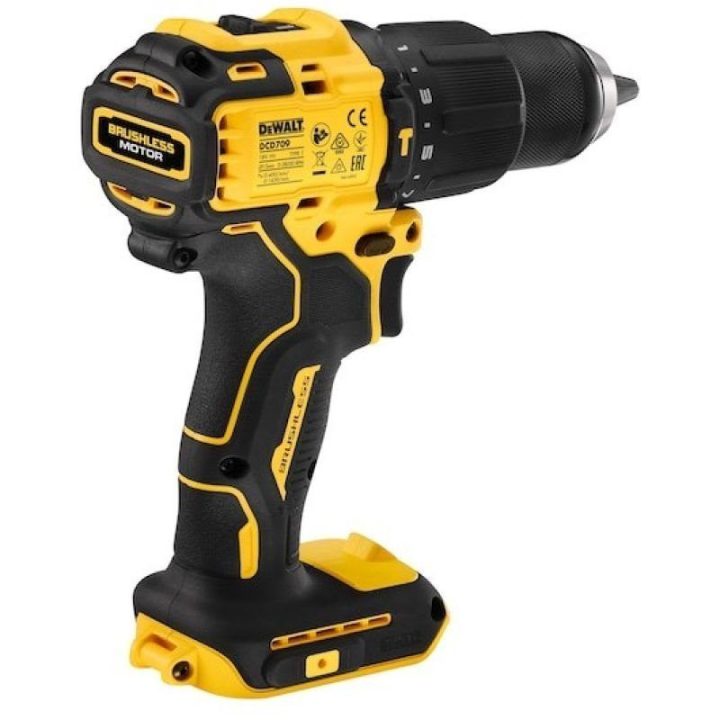 Akumuliatorinis smūginis gręžtuvas-suktuvas DeWALT DCD709N-XJ, 18 V