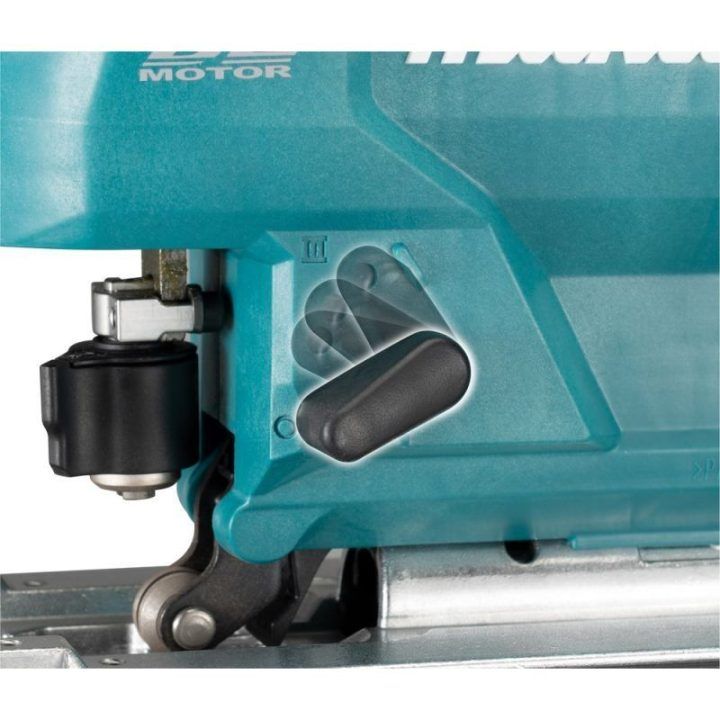Akumuliatorinis siaurapjūklis 18 V Makita DJV184Z, juodas ir žalias