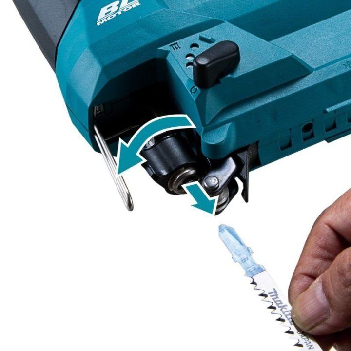 Akumuliatorinis siaurapjūklis 18 V Makita DJV184Z, juodas ir žalias