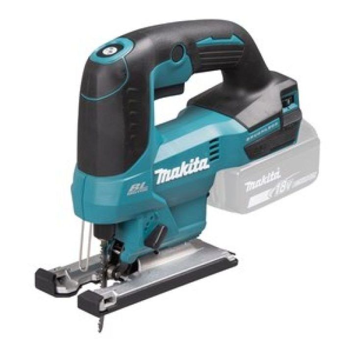 Akumuliatorinis siaurapjūklis 18 V Makita DJV184Z, juodas ir žalias